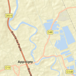Appoigny Street Map