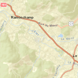 Le Thillot Street Map