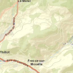 Fresse-sur-Moselle Street Map