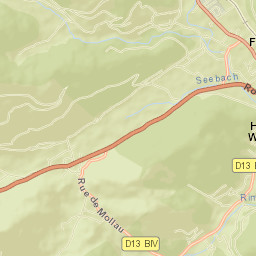 Fellering Street Map