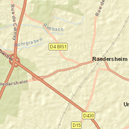 Haut-Rhin Street Map