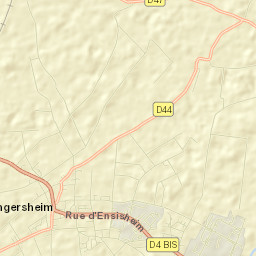 Ungersheim Street Map