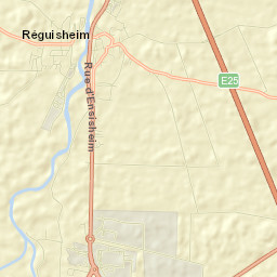 Réguisheim Street Map