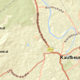 Kaufbeuren Street Map