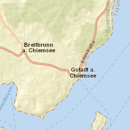 Gstadt am Chiemsee Street Map