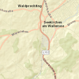 Seewalchen Street Map