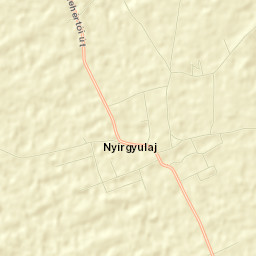 Nyírgyulaj Street Map