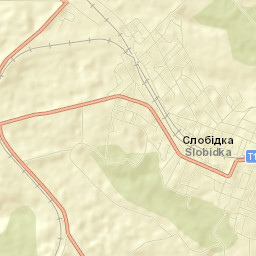 Slobidka Street Map