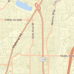 Picnic Point-North Lynnwood Street Map