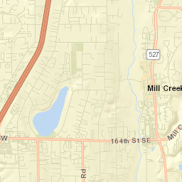 Martha Lake Street Map