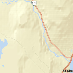 Saint-Siméon Street Map