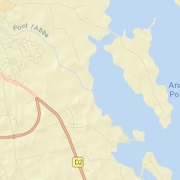 Pont-l’Abbé Street Map