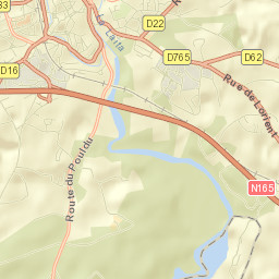 Quimperlé Street Map