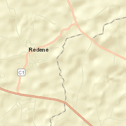 Rédené Street Map