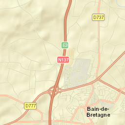 Bain-de-Bretagne Street Map