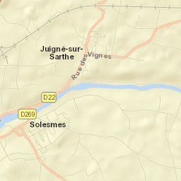 Juigné-sur-Sarthe Street Map