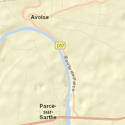 Parcé-sur-Sarthe Street Map