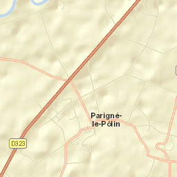 Parigné-le-Pôlin Street Map