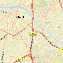 Olivet Street Map