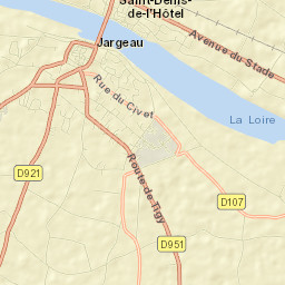Jargeau Street Map