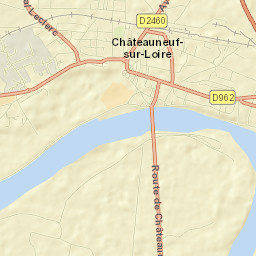 Châteauneuf-sur-Loire Street Map
