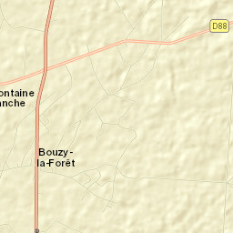Bouzy-la-Forêt Street Map