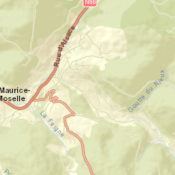 Saint-Maurice-sur-Moselle Street Map