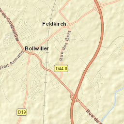 Bollwiller Street Map