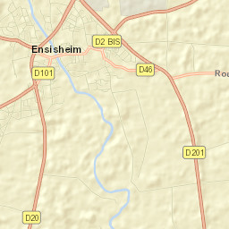 Ensisheim Street Map