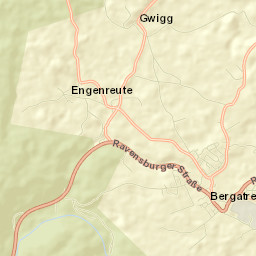 Bergatreute Street Map