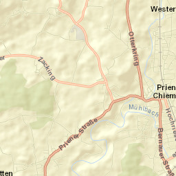Prien am Chiemsee Street Map