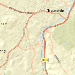 Traunstein Street Map