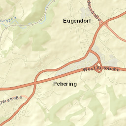 Eugendorf Street Map