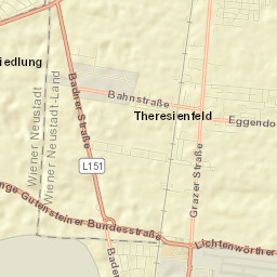 Theresienfeld Street Map