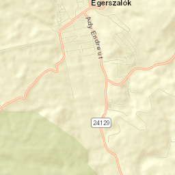 Egerszalók Street Map