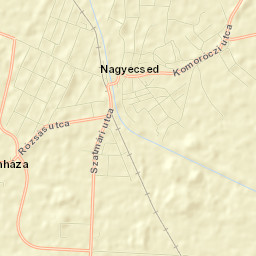 Nagyecsed Street Map