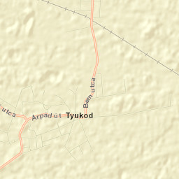 Tyukod Street Map