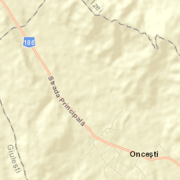 Comuna Onceşti Street Map