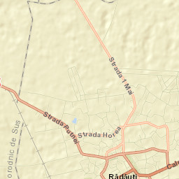 Rădăuți Street Map