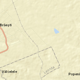 Comuna Brăeşti Street Map