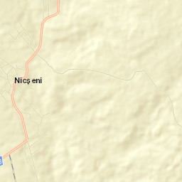 Comuna Nicşeni Street Map