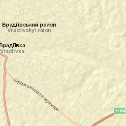 Vradiyivka Street Map