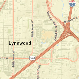 Alderwood Manor Street Map
