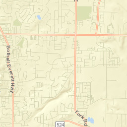 Mill Creek East Street Map