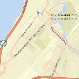 Rivière-du-Loup Street Map
