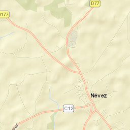 Névez Street Map