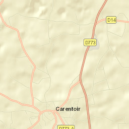 Carentoir Street Map