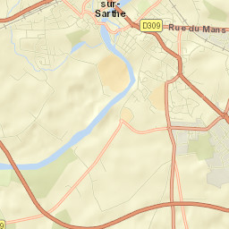 Sablé-sur-Sarthe Street Map