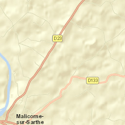Malicorne-sur-Sarthe Street Map