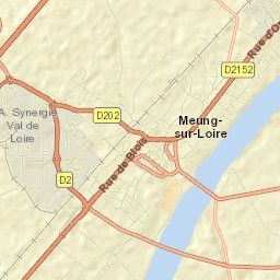 Meung-sur-Loire Street Map